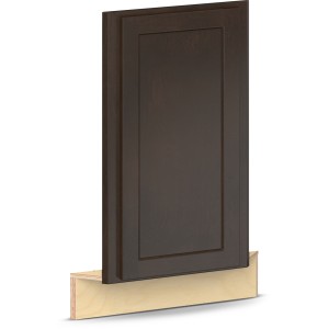 RELIABILT Parkstone II Corner Sink Front, Espresso Stained, 36" W, 1 Door, Fully Assembled - 641042 | Lowe's Pro Supply